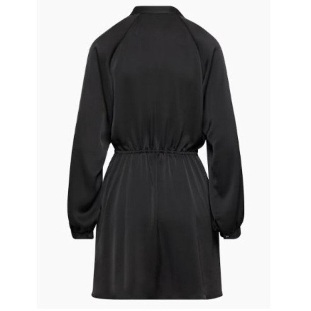 BABATON - Lexington Black Satin Dress - 2XS - Picture 10 of 17